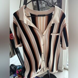 Paul Jones Striped Polo Shirt